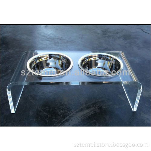 Unique Acrylic Dog Bowl
